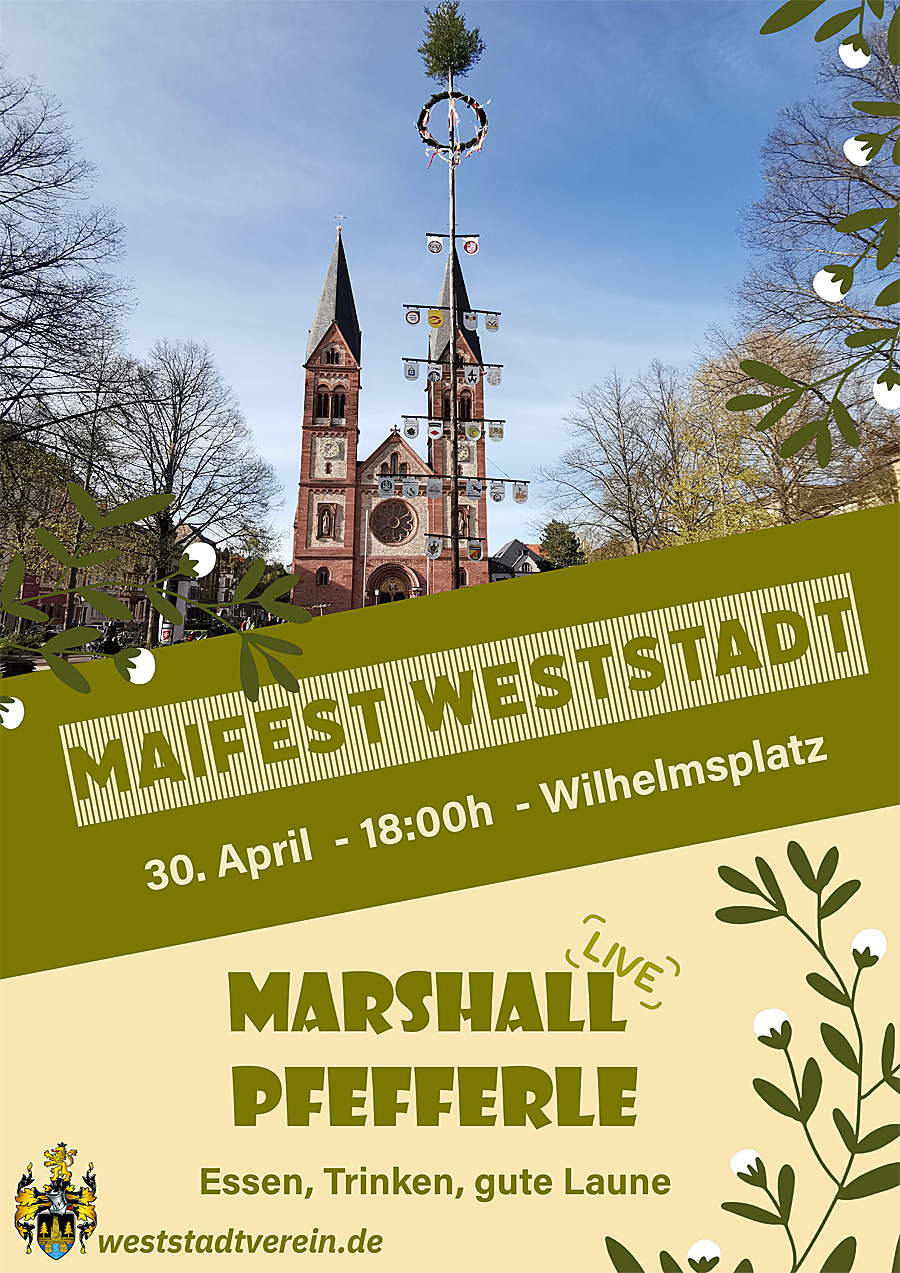 Maifest, Wilhelmsplatz Heidelberg